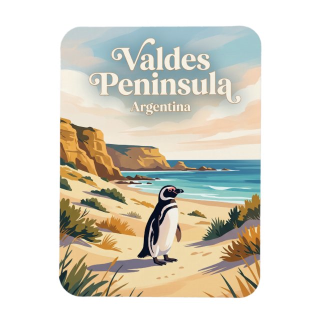 Valdeshalvön Argentina Magnet (Vertikal)