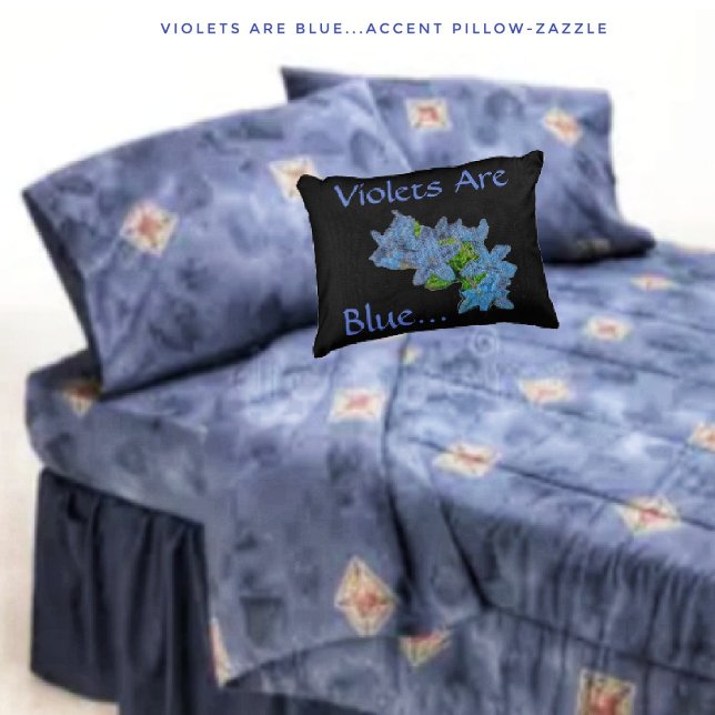 Våldet är blått.. prydnadskudde (Skapare uppladdad)