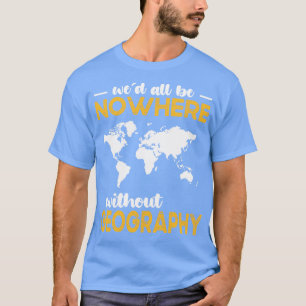 Våldet är ingen annanstans utan geografi t shirt