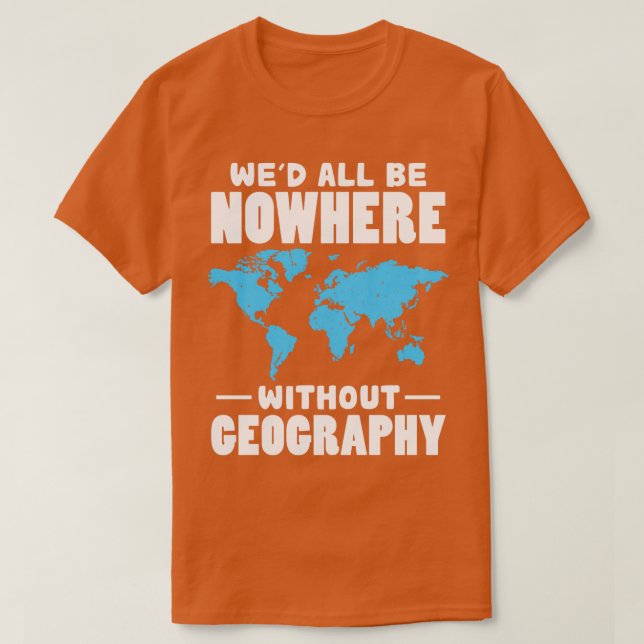 Våldet är ingen annanstans utan geografi t shirt (Design framsida)