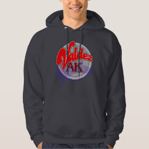 Valdez AK nedslagskjorta Sweatshirt Med Luva