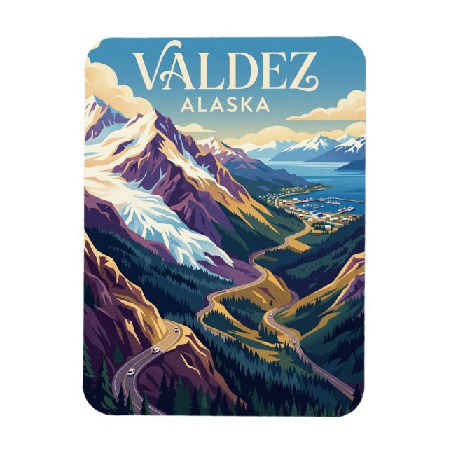 Valdez USA Magnet (Vertikal)