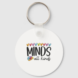 Våldfull autism av neurologisk mångfald nyckelring