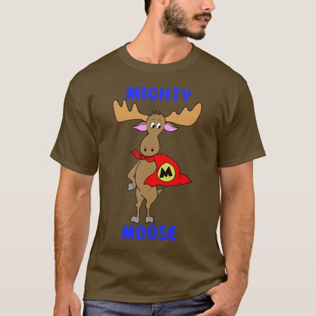 Väldig älgT-tröja T-shirt (Framsida)