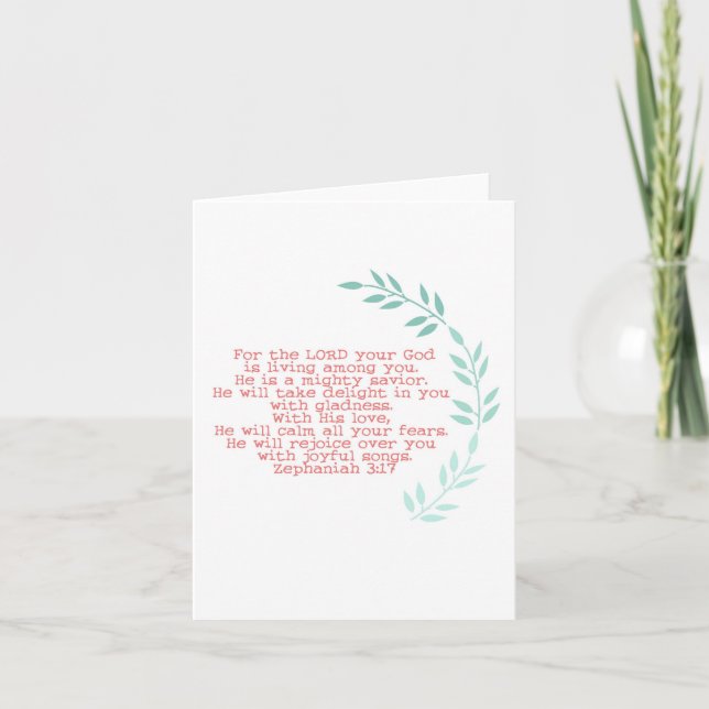 väldig frälsarenotecard kort (Framsida)