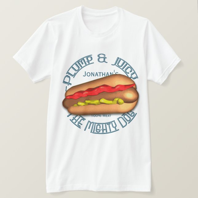 Väldig hundHotdog T-shirt (Design framsida)