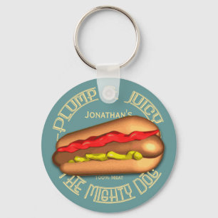 Väldig hundHotdogpersonlig Nyckelring