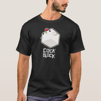Väldiga Cockblock med titelT-tröja Tee Shirt