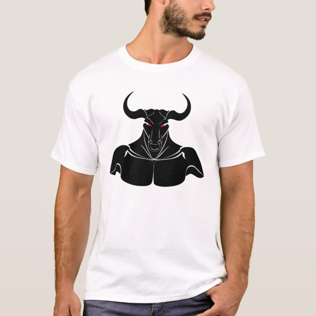 Väldiga Minotaur - svart Tee Shirt (Framsida)