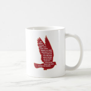 Väldiga saker för utmaning kaffemugg