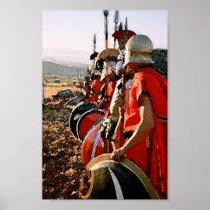 Väldiga Spartans Poster