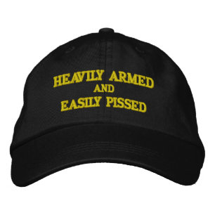 VÄLDIGT ARMAT OCH LÄTT PISSET Baseball Cap Broderad Keps