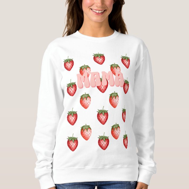 Väldigt Berry Crew T Shirt (Framsida)