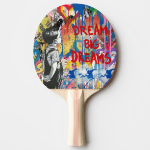 Väldigt Coola Dream Big Dreams Graffiti Pingisracket