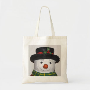 Väldigt Cute Snögubbe Tote Bag Tygkasse