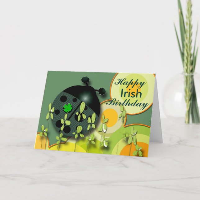 Väldigt Irish Birthday Kort (Framsida)
