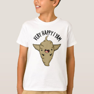 Väldigt Lycklig I Yam Funny Veggie Pun T Shirt