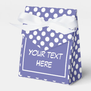 Väldigt Peri lila vit polka dots periwinkle Presentaskar