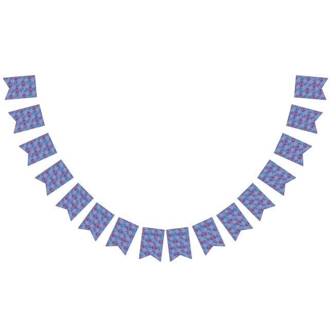 Väldigt Periwinkle Kisses Läppar i Lilans skuggor Vimplar (Alla)