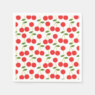 Väldigt Red Cherry Pappersservett