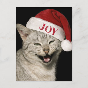 Väldigt roligt jultomten Laugh Photo jul Helg Vykort