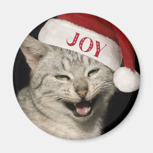 Väldigt roligt jultomten Laugh Photo jul Magnet