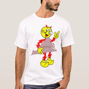 Väldigt Roligt Reddy Kilowatt Virginia T-Shirt