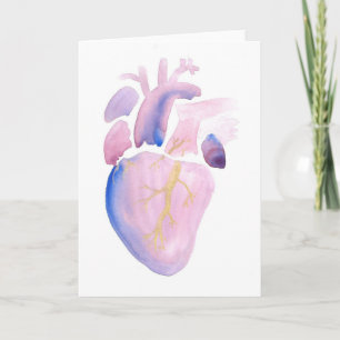 Väldigt Violet Heart Kort