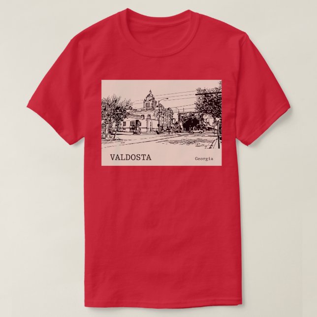 Valdosta Georgia TShirt 1 T Shirt (Design framsida)