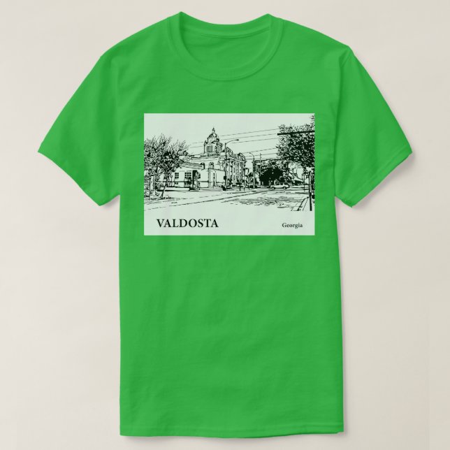 Valdosta Georgia TShirt 3 T Shirt (Design framsida)