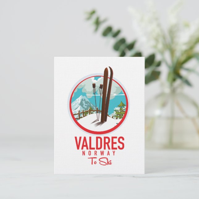 Valdres Norge Skid logo (Stående Fram)