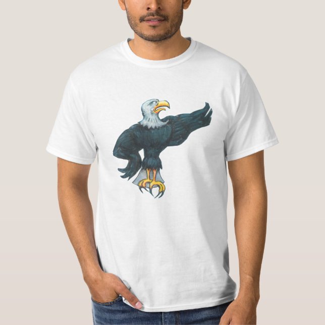 Våldsam amerikanörn tee shirt (Framsida)