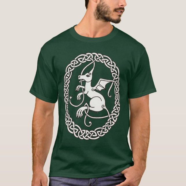 Våldsam skjorta för drake tee shirt (Framsida)