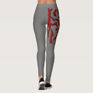 Våldsam tigerdamasker leggings