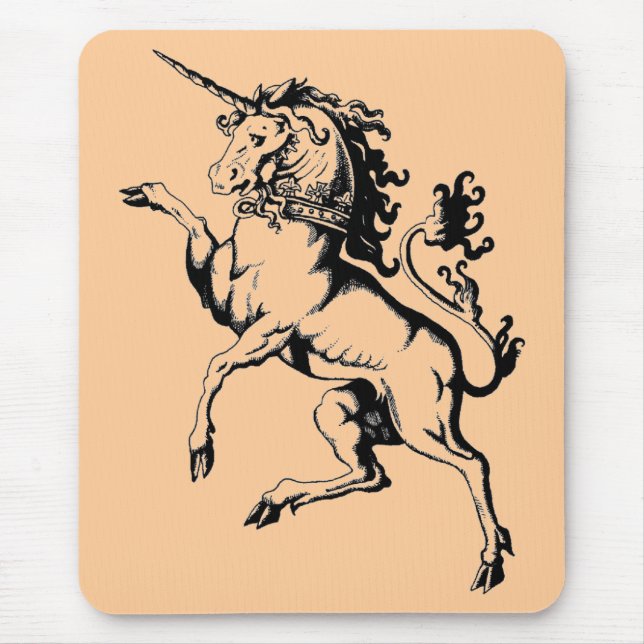 Våldsam Unicorn Musmatta (Framsidan)