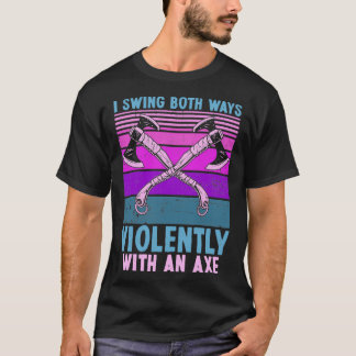 Våldsamt båda sätten t shirt
