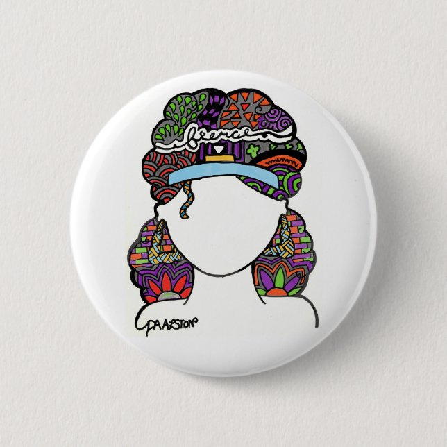 VÅLDSAMT knäppas Knapp (Framsida)