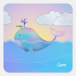 Vale - kuvert Stickers Fyrkantigt Klistermärke