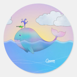 Vale - kuvert Stickers Runt Klistermärke