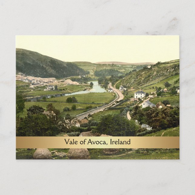 Vale of Avoca II, County Wicklow, Irland Vykort (Framsida)