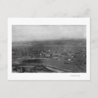 Vale, Oregon Birds Öga View of Town Photograph