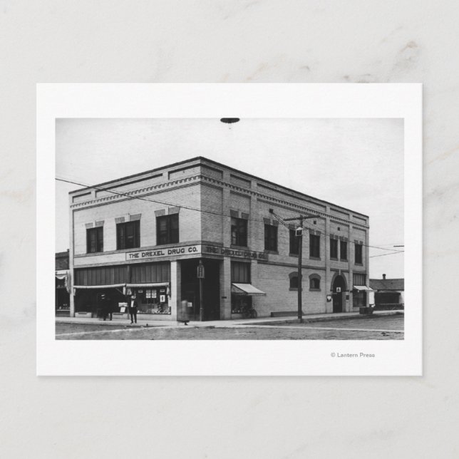 Vale, Oregon Town View of Nelson Block Photographi Vykort (Framsida)