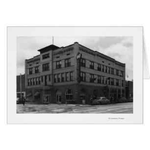 Vale, Oregon View of Hotel Vale Photograph Hälsningskort