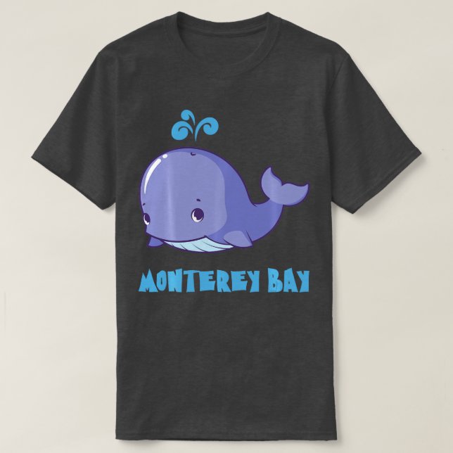 Vale tittar på MONTEREY BAY CALIFORNIA-gåva till m T Shirt (Design framsida)
