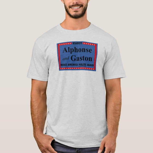 "Valect Alphonse and Gaston" T-Shirt (Framsida)