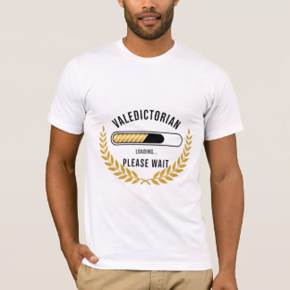 Valedictorian Laddar Uppnåelse Examen T Shirt
