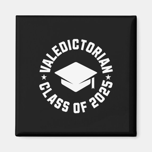 Valediktorianska Kl av 2025 Studenten Magnet (Framsidan)