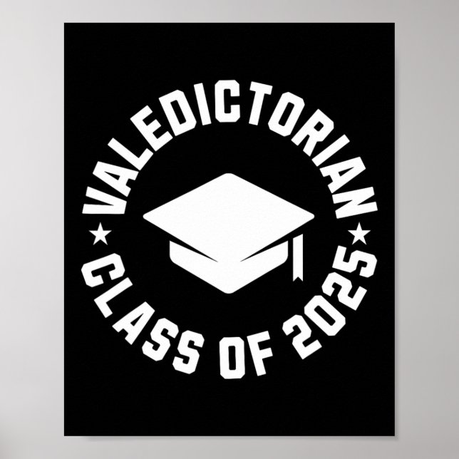Valediktorianska Kl av 2025 Studenten Poster (Framsidan)