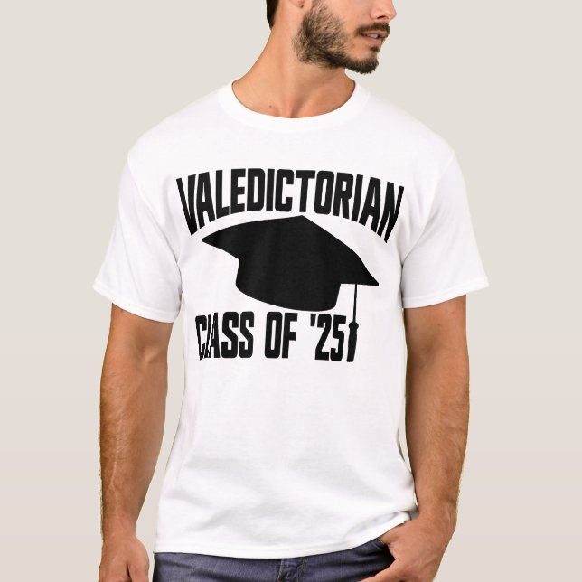 Valediktoriska klass "25 Studenten 2025" T Shirt (Framsida)