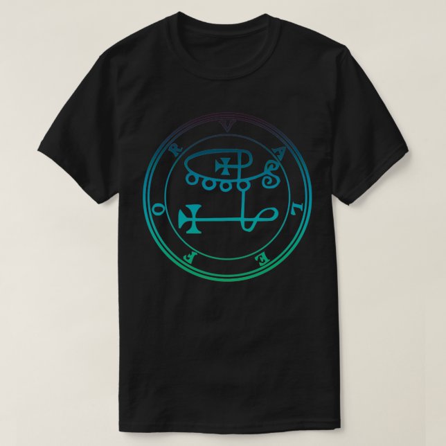 Valefor Sigil Tempts Thieves till Steal Blue Grönt T Shirt (Design framsida)